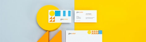 发挥创意设计 Geo Solar太阳能企业品牌视觉标志设计