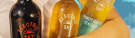 Electric Sky罐装葡萄酒包装设计及食品VI设计